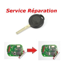 Service réparation télécommande clé 2 boutons Smart Fortwo