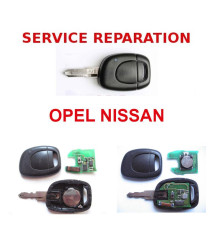 Service réparation télécommande clé Opel Movano Nissan Interstar NV400