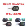 Service réparation télécommande clé Opel Movano Nissan Interstar NV400