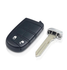 Télécommande coque de clé plip 2 boutons Chrysler Jeep Compass Grand Cherokee Renegade