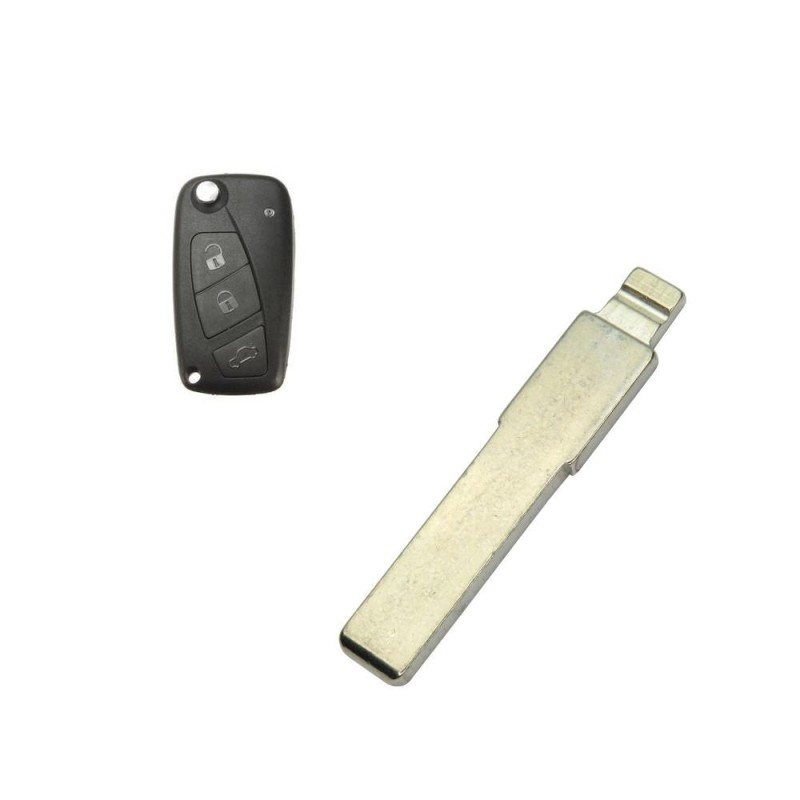 inserção da lâmina da chave do projeto CITROEN BOXER JUMPER DUCATO