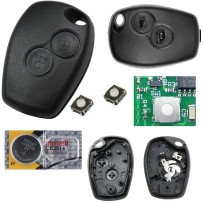Kit de reparação Controle remoto chave Renault Clio 3 Modus Kangoo Botão de bateria Twingo Master Switch