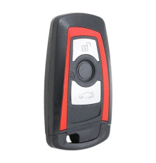 Boitier Télécommande coque de clé BMW SERIE F F20 F22 F30 F31 F32 3 boutons rouge