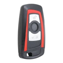Carcasa para llave de 3 botones BMW Serie F F20 F22 F30 F31 F32 - Roja