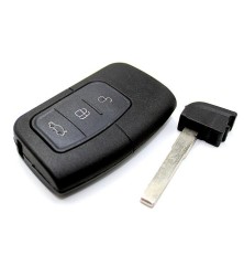 Ford 3-button remote transmitter for C-MAX, FOCUS, and KUGA (part number 1698112)