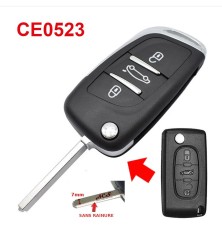 Plip key case Peugeot 407 Partner CE0523 Modificado