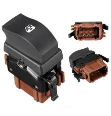 Botón del interruptor del elevalunas Renault Master Trafic 8200057321