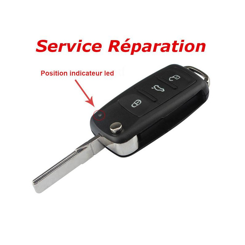 Service réparation télécommande clé VW Volkswagen Golf Polo Tiguan Scirocco Touran