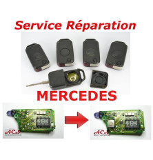 Service réparation télécommande clé 1/2/3 boutons Mercedes Classe A C E S SL SLK infrarouge IR