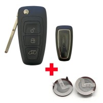 Transmisor de control remoto de 3 botones para FORD TRANSIT CUSTOM 2515710