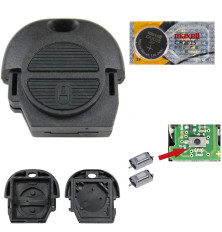 Remote control 2 buttons Nissan X-TRAIL, NAVARA, MICRA, ALMERA, PRIMERA, TERRANO, PATROL