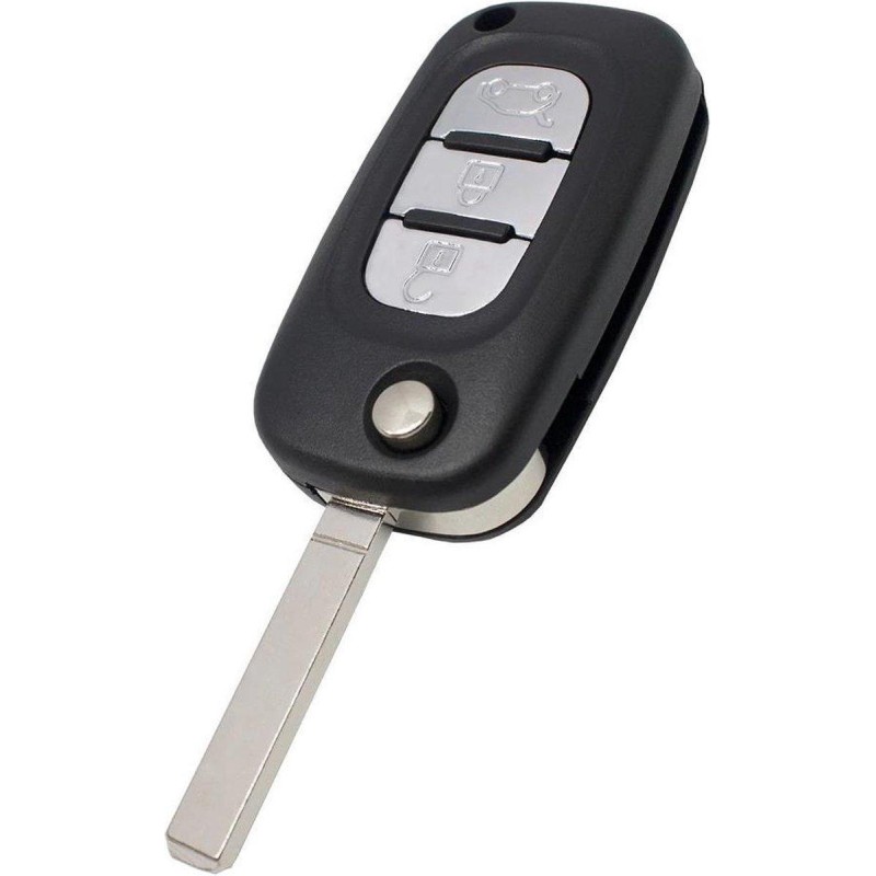 3-knops sleutelhangerbehuizing Renault Clio, Kangoo, Master, Trafic en Vivaro