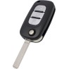 3-button key fob remote case Renault Clio, Kangoo, Master, Trafic, and Vivaro