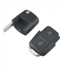 Télécommande coque de clé plip 2 boutons Seat Mii, Ibiza, Toledo, Leon, Altea, Exeo, Alhambra