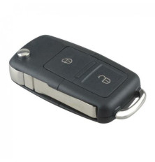 Télécommande coque de clé plip 2 boutons Seat Mii, Ibiza, Toledo, Leon, Altea, Exeo, Alhambra