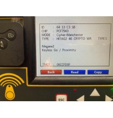 Blank hands-free key fob...