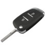 Boitier coque de clé plip 2 boutons Citroen C2, C3 Picasso Berlingo CE0536 Modifiée