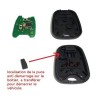 Reparatieset voor sleutelafstandsbediening voor Citroën Xsara Picasso, Saxo, Berlingo, Peugeot Partner 406