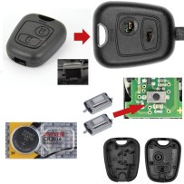 Kit de reparación de mandos de llave para Citroën Xsara Picasso, Saxo, Berlingo, Peugeot Partner 406