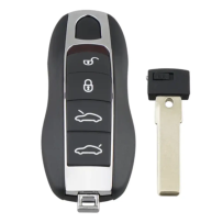 4-knops sleutelhanger voor Porsche Cayenne, Panamera, Macan en 911