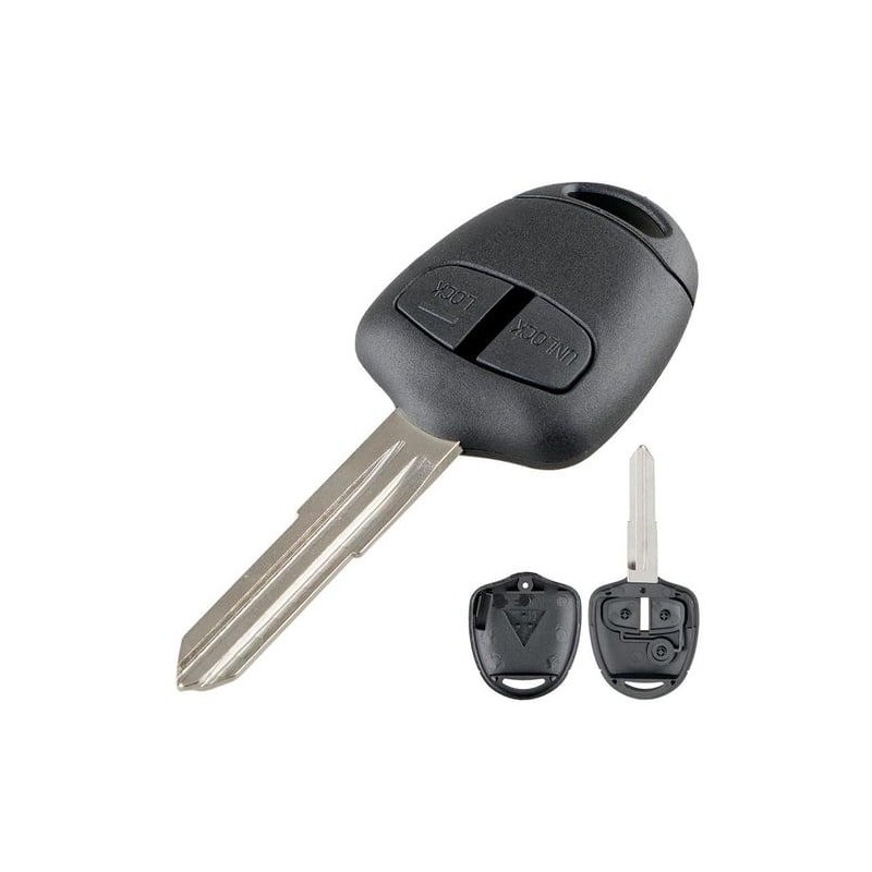Remote key shell for Mitsubishi L200, Shogun, Lancer, Outlander, Warrior, Pajero