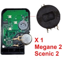 Transponder antenna coil for Renault Megane Scenic 3 key card...