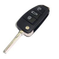 Capa para chave remota compatível com Audi A3, A4, A6, A8, TT, Q5, Q7, RS3...