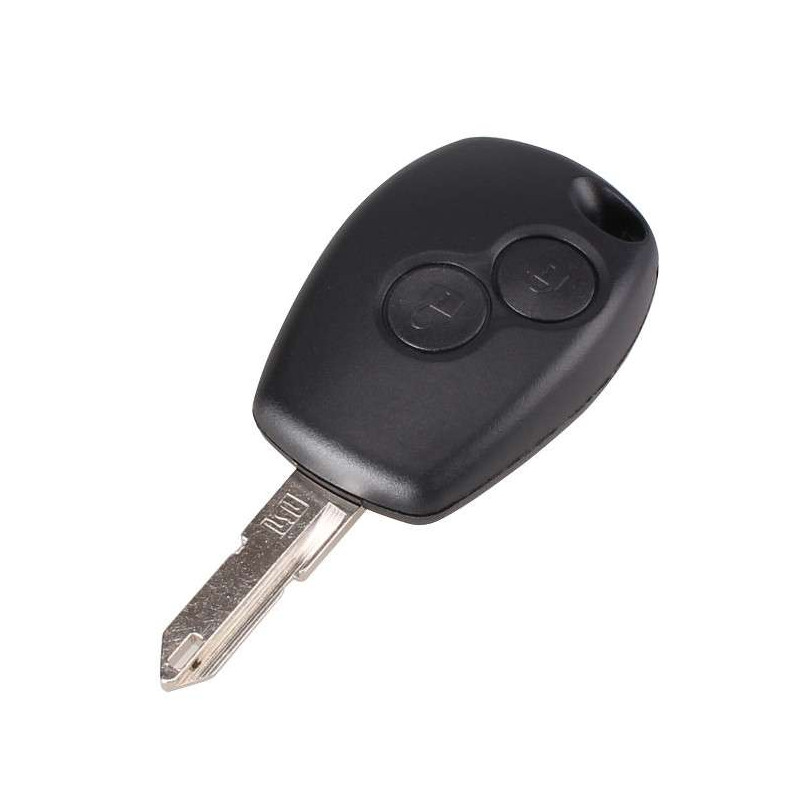 Télécommande coque de clé plip 2 boutons Renault Kangoo Trafic ACS