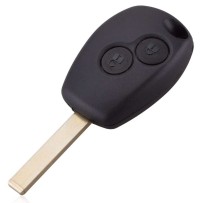2-knops sleutelhangerbehuizing voor Renault Clio, Modus, Twingo...