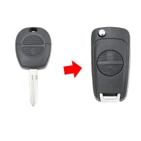 NISSAN X-TRAIL NAVARA MICRA AL... Opvouwbare sleutel conversiekit