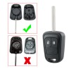 Sleutelbehuizing compatibel met Opel Astra J Insignia Corsa Adam Meriva