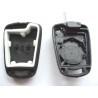 Afstandsbediening sleutelbehuizing compatibel met Opel Astra H J Corsa D 2 knoppen