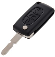 Peugeot 607 compatível transmissor chave controle remoto 3 botões 6490A0 6554GN