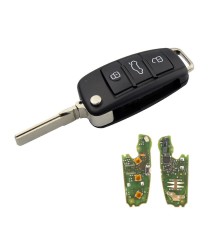 Afstandsbediening compatibel met Audi A1 S1 Q3, 3 knoppen, 8X0837220D