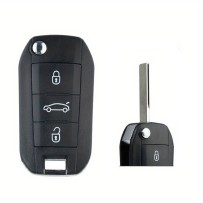 Peugeot 208 2008 308 3-button key fob case