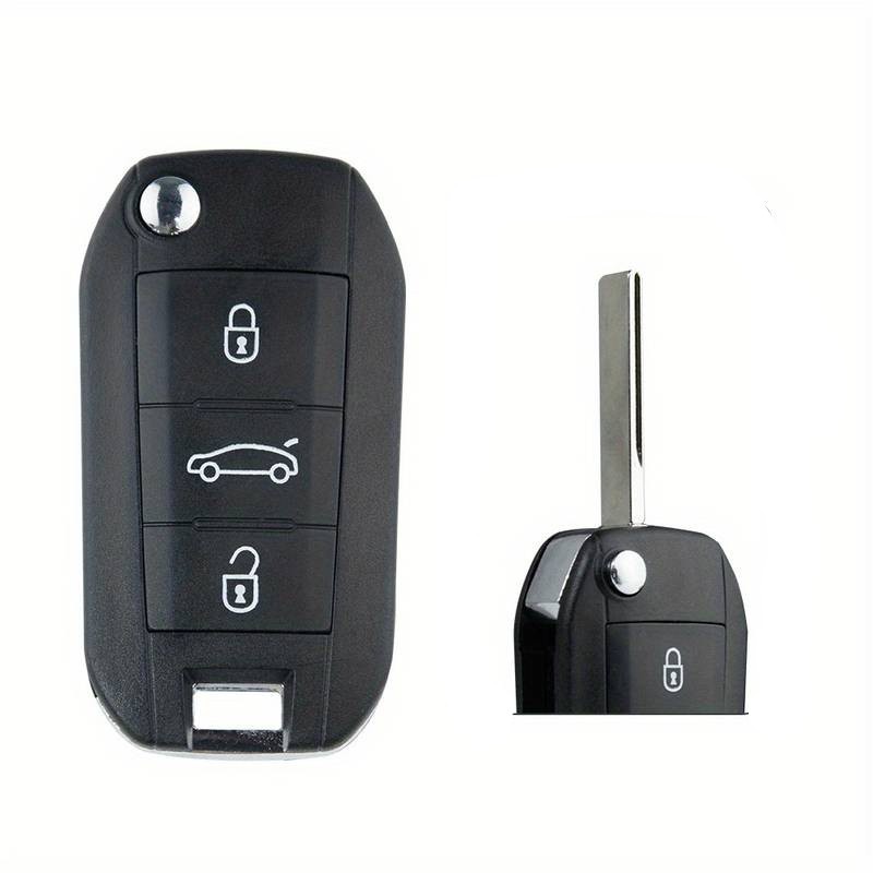 Boitier coque de clé plip Peugeot 208 2008 308 3 boutons Boitier coque de clé plip Peugeot 208 2008 308 3 boutons