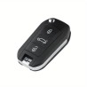 Peugeot 208 2008 308 3-button key fob case