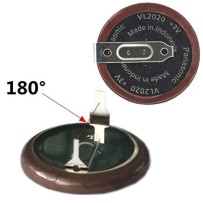 Rechargeable battery battery VL2020 3V Panansonic 180° Mini Cooper