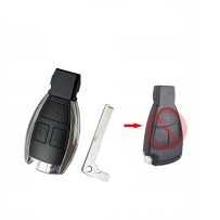 Mercedes A B C E G S ML Viano Vito Key Fob Conversion - Chrome Modified