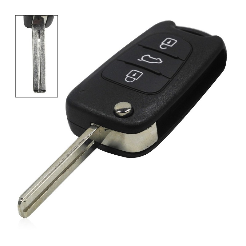 Télécommande coque de clé plip 3 boutons Hyundai I10,I20,IX20,I30,IX35 Télécommande coque de clé plip 3 boutons Hyundai I10,I20,IX20,I30,IX35
