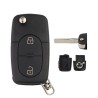 Carcasa para llave remota de 2 botones para Audi A2, A3, A4, A6, A8, TT CR1620