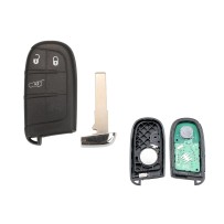 Controle remoto com placa de circuito virgem compatível com Fiat 500X 735639891 ACS