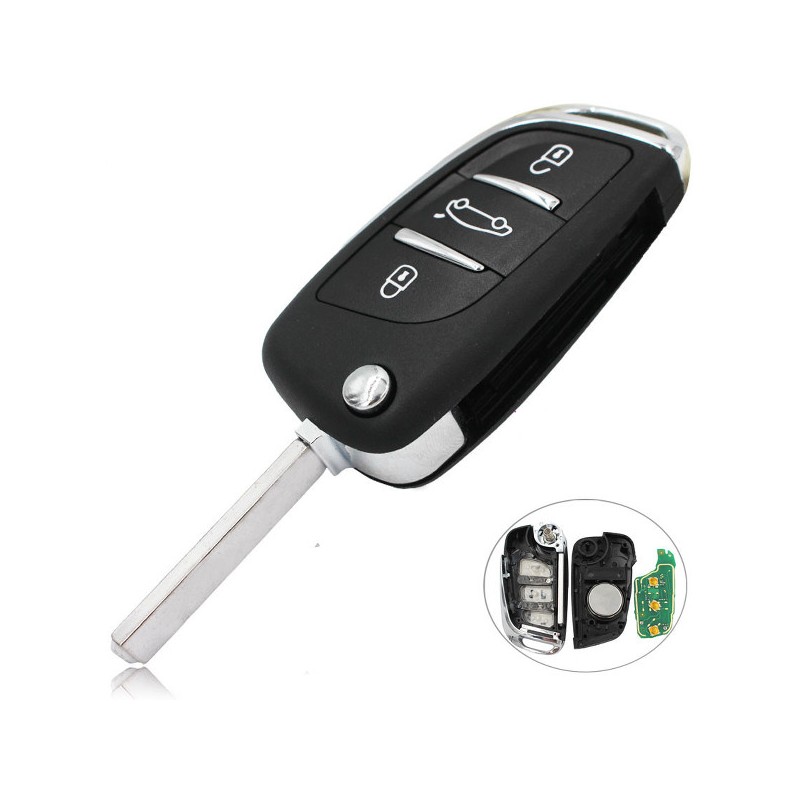 Mando a distancia con circuito para Citroën C4 DS4 6490KF 6490KG 1614304880