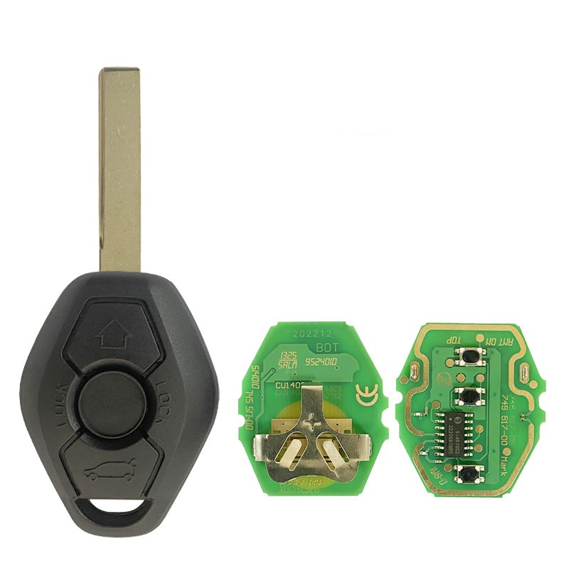 Key fob with circuit for BMW 3 Series X3 X5 Z4 E46 M5 M3 433MHz EWS