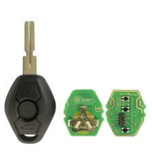 Key fob with circuit for BMW 3/5/7 Series E38 E39 E46, Z3 M5 M3 EWS 433MHz HU58