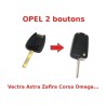 Kit de transformación de llaves OPEL de 2 botones para Vectra, Astra, Zafira y Corsa