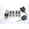 Kit de bloqueo de dirección, interruptor de encendido y cilindro de cerradura de puerta compatible con VW TRANSPORTER T4 MK IV 7