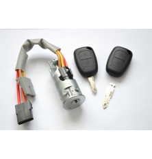 Steering lock ignition switch kit + 2 keys compatible Renault Laguna, Master 2, and Movano 7701038365