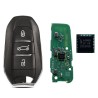 Télécommande clé émetteur compatible Peugeot IM3A A3M05 A3M15 A3M65