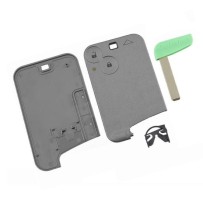 2-button key card case compatible Renault Laguna 2 Espace IV...